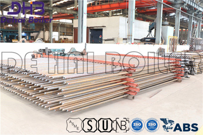 Industrial Super Heater Coil , Boiler Bank Tubes Well Arranged With Header On